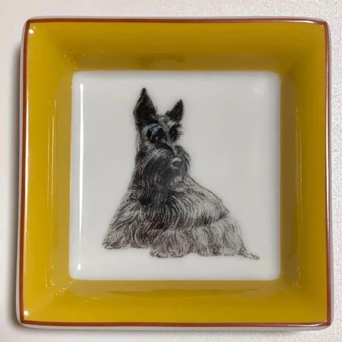 HERMES エルメス 小物入れ トレイ セット 犬 小皿 テリア