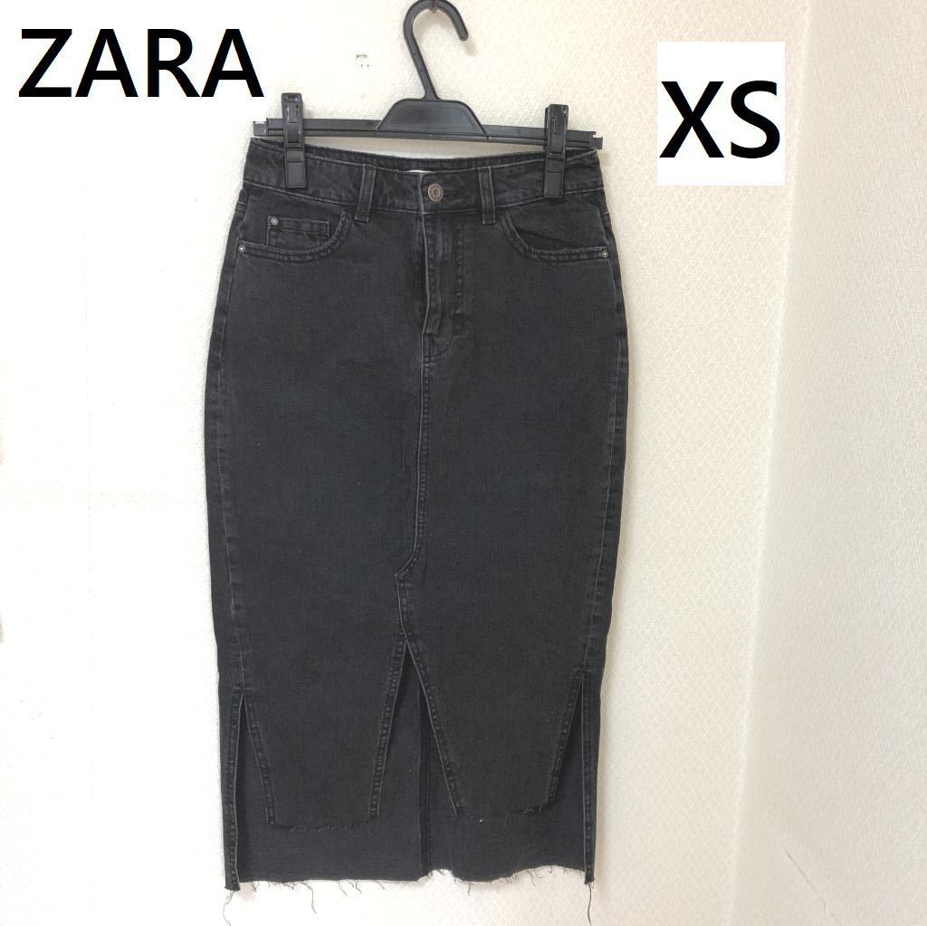 ZARA ブラックデニム タイトスカート - マタニティ