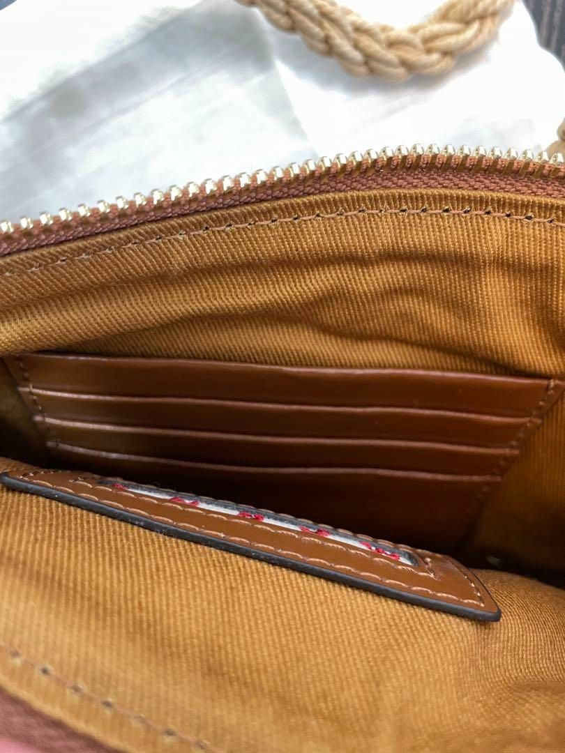 MARNI マルニ ショルダーバッグ コットン×ナイロン ロゴ 刺繍 鞄
