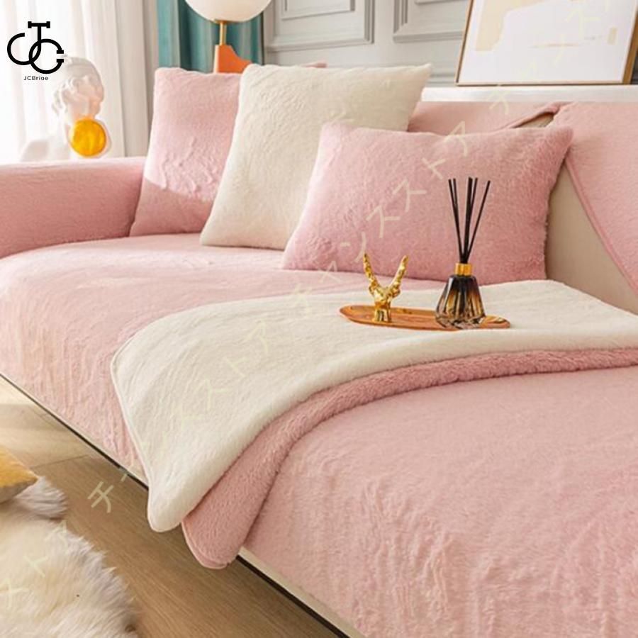 ソファーカバー マルチカバー 起毛 ふわふわ エレガント多用途かけ布 無地 北欧 ソファカバー シンプル 西洋式 田園風 モノトーン もこもこ おしゃれ 多機能  nee3c367064 ムリョ] ソファーカバー マルチカバー 70*70 起毛 ふわふわ エレガント