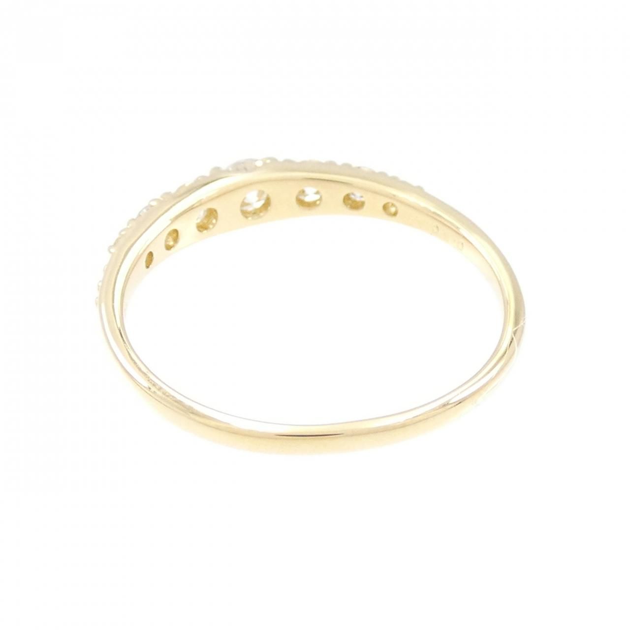 【美品】K18WG 天然ダイヤモンドリング 0.30ct 1.9g 12号 K18WG ダイヤモンド リング 0.30CT K18YG ダイヤモンド リング 0.30CT