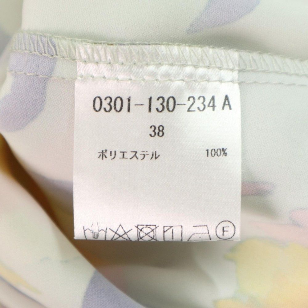 ワンピース レディース 長袖 ボウタイ付き ロングワンピース  