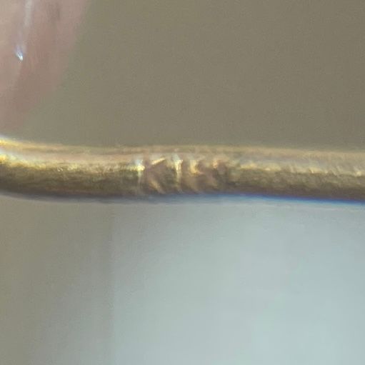 ピアス 両耳用 k18刻印有り ☆ K18刻印 18金 ゴールドピアス 両耳 ピアス 総重量1.36g 現状
