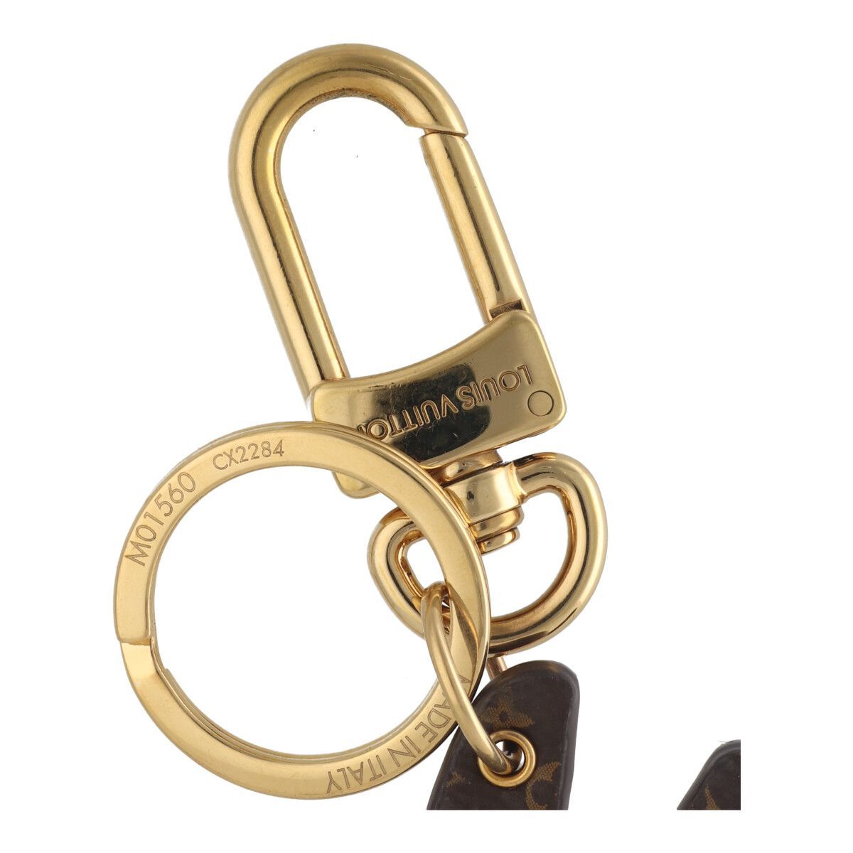 【】✨ LOUISVUITTON ✨ ポルトクレ フラワーモチーフ キーリング 中古】LOUIS VUITTON ルイ・ヴィトン ポルトクレ・キーリング