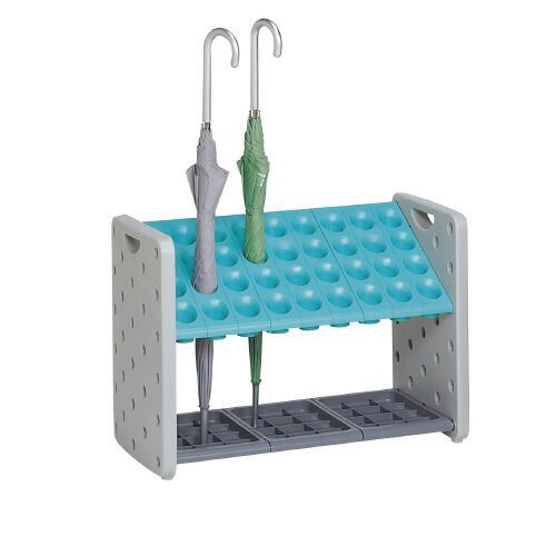 傘立てアーバンピット 36本用グリーン W710×D362×H496mm UB-287-036-1 テラモト