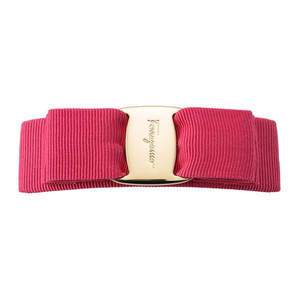 新品 フェラガモ FERRAGAMO ヘアアクセサリー バレッタ ファン