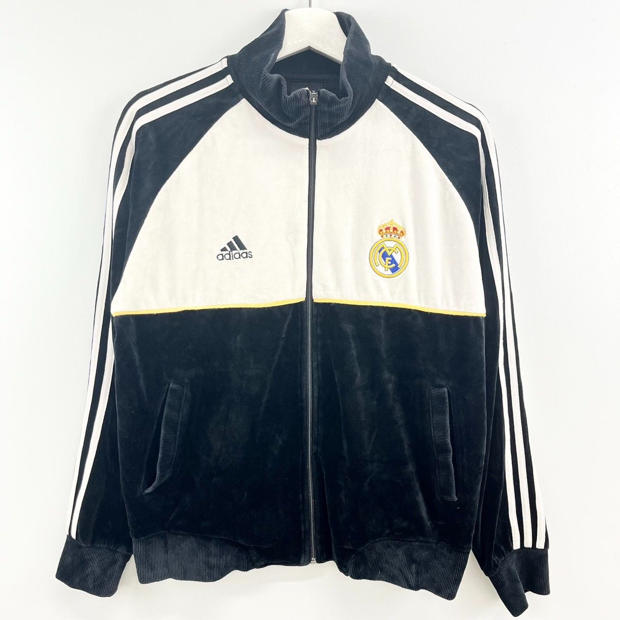 アディダス ベロア ジャージ 黒 Lサイズ adidas Originals トラック