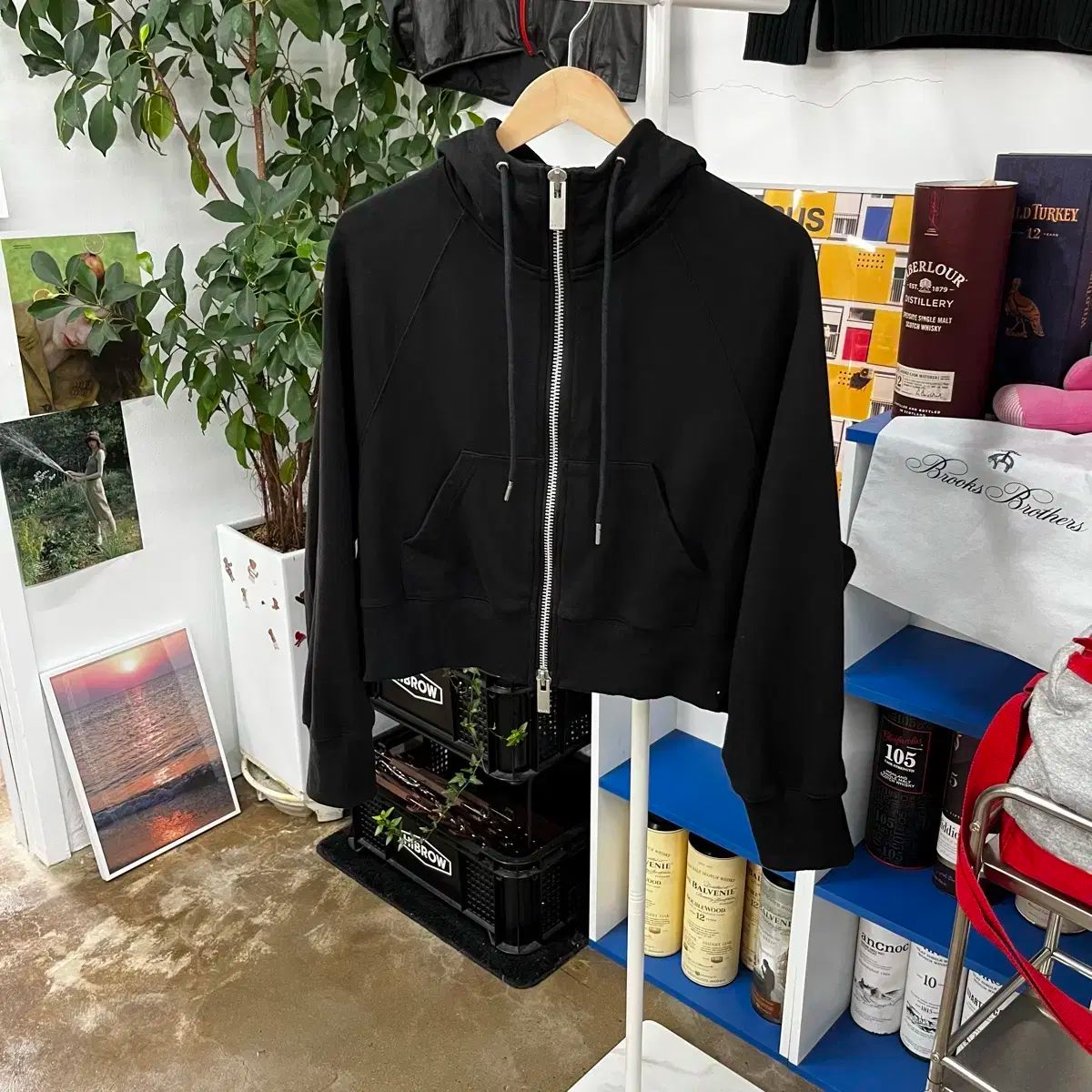 SACAI サカイ ウーマンズ ジップアップパーカー フード付き 2
