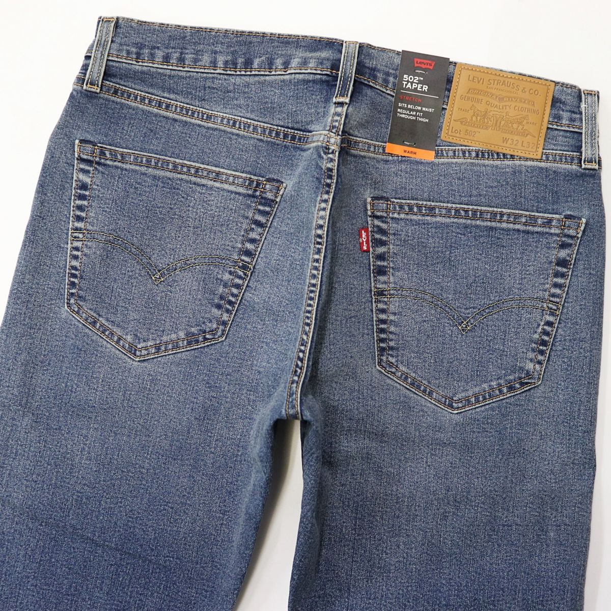 ☆リーバイス Levis 502 新品 WARM 微起毛 保温 防寒 ストレッチ