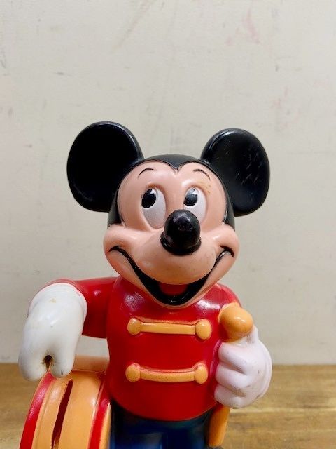 ミッキー ミッキーマウス ディズニー貯金箱 コインバンク 70’s ビンテージ コレクション アメトイ ディスプレイ レトロ【B690】
