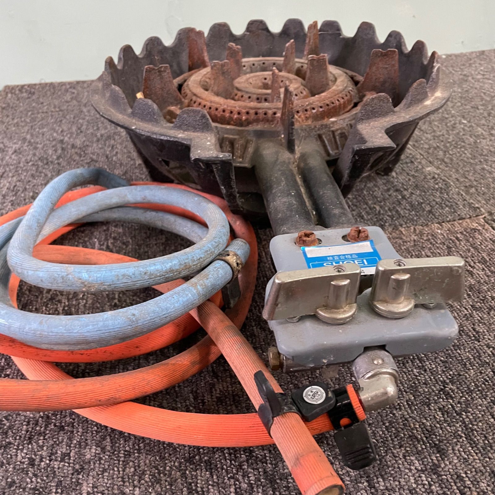 ♭ 昌栄物産 SHOEI 鋳物コンロ 業務用 ガスコンロ プロパンガス用 厨房