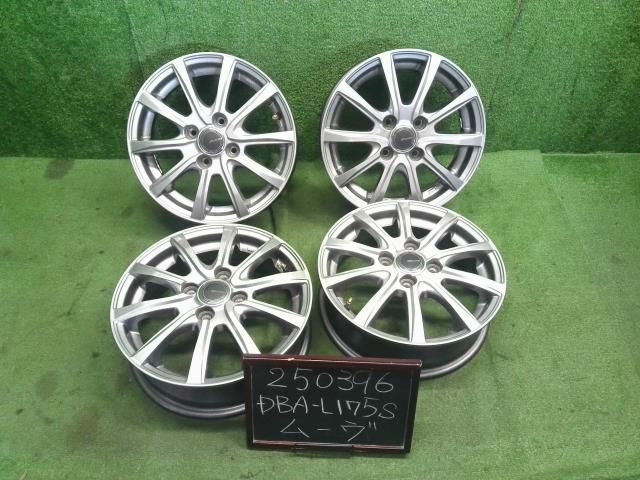 メーカー不明アルミホイール4本 メーカー不明 セルバッハ風○15×6J +50 4H/5Hマルチ PCD114.3