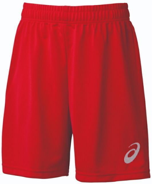 asics アシックス 08 JR． GAME PANT クラシックレッド 130 2104A003 600 | スポーツ スポーツウェア サッカー フットサル ゲームパンツ 半ズボン ハーフパンツ ジャージ 吸汗速乾 トリコット素材 キッ