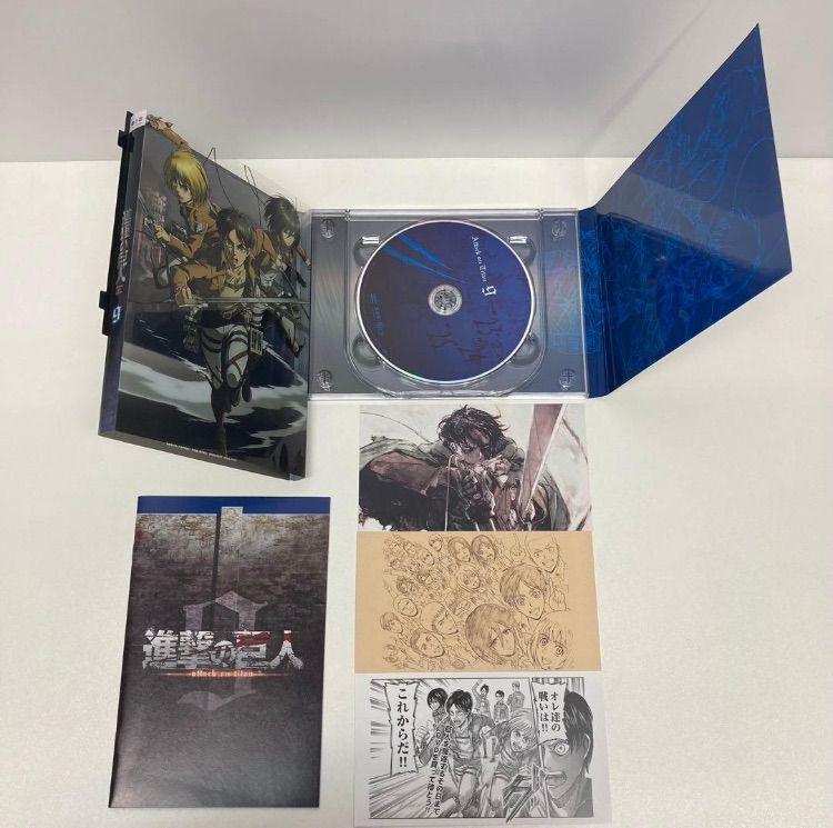 進撃の巨人season1初回限定版 Blu-ray全巻セット＋OVA5巻特典付き 進撃