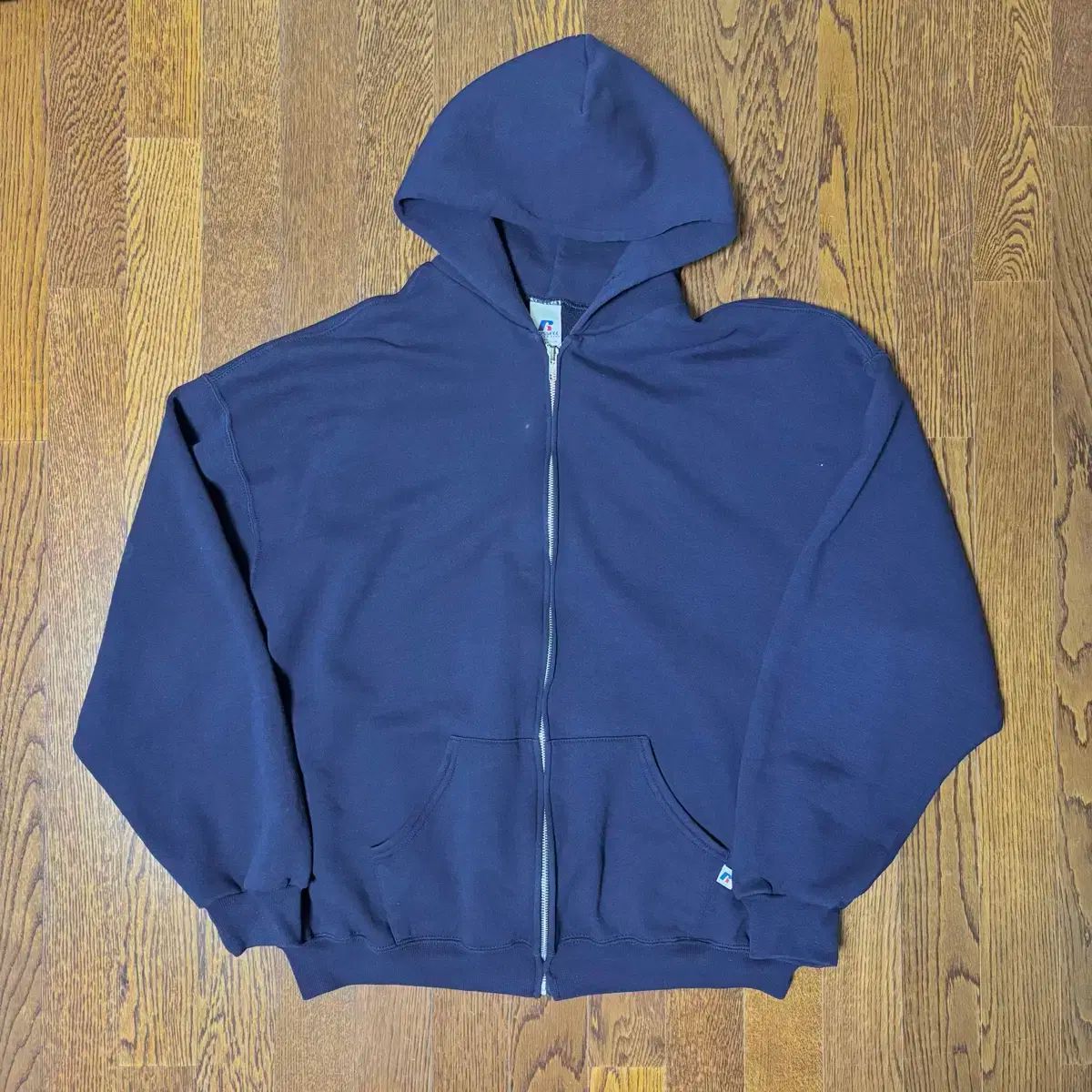 ラッセル ネイビー ジップアップ Xl