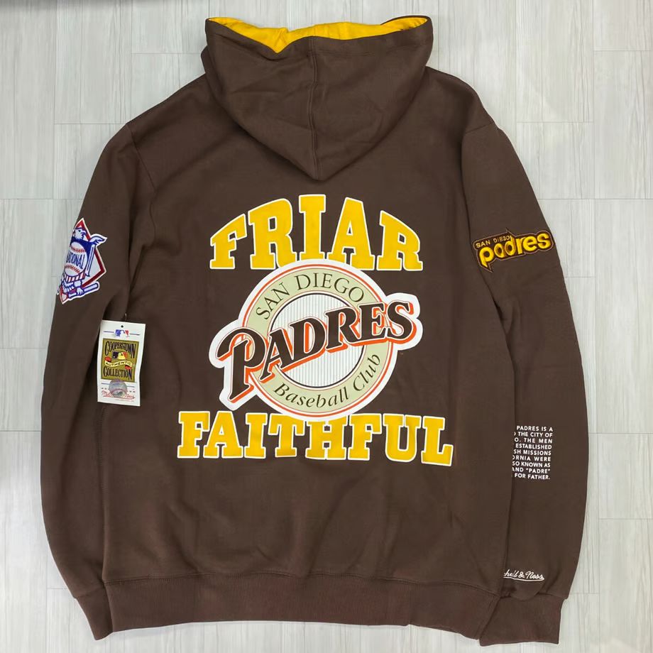 USA限定 Mitchell&Ness USA サンディエゴ パドレス Team Origins プルオーバー パーカー PADRES - メルカリ