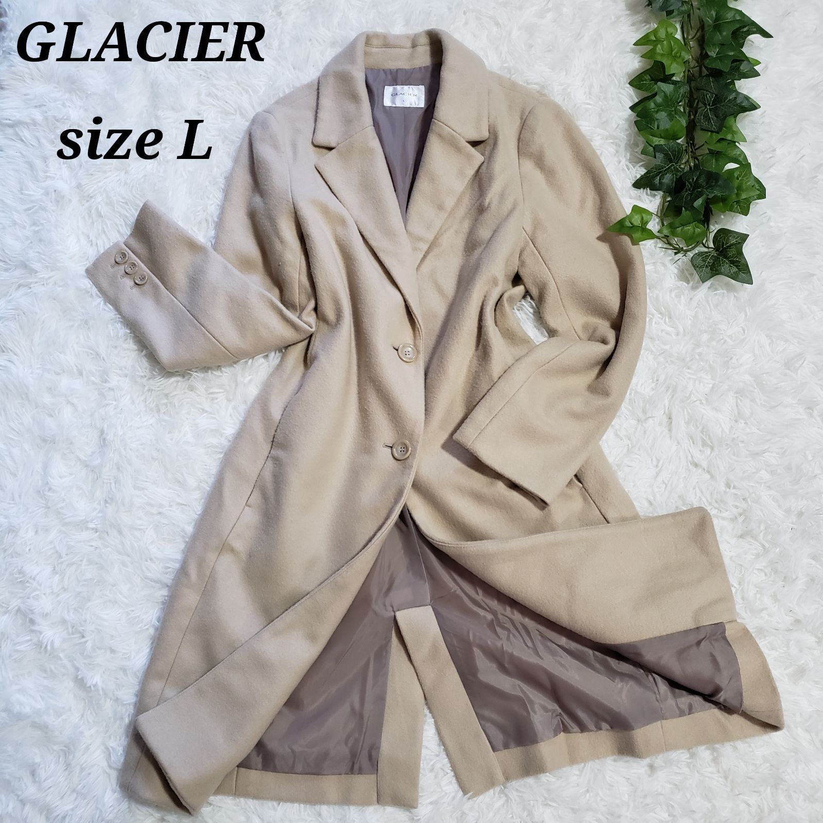 GLACIER グラシア チェスターコート ロングコート サイズL - classico 