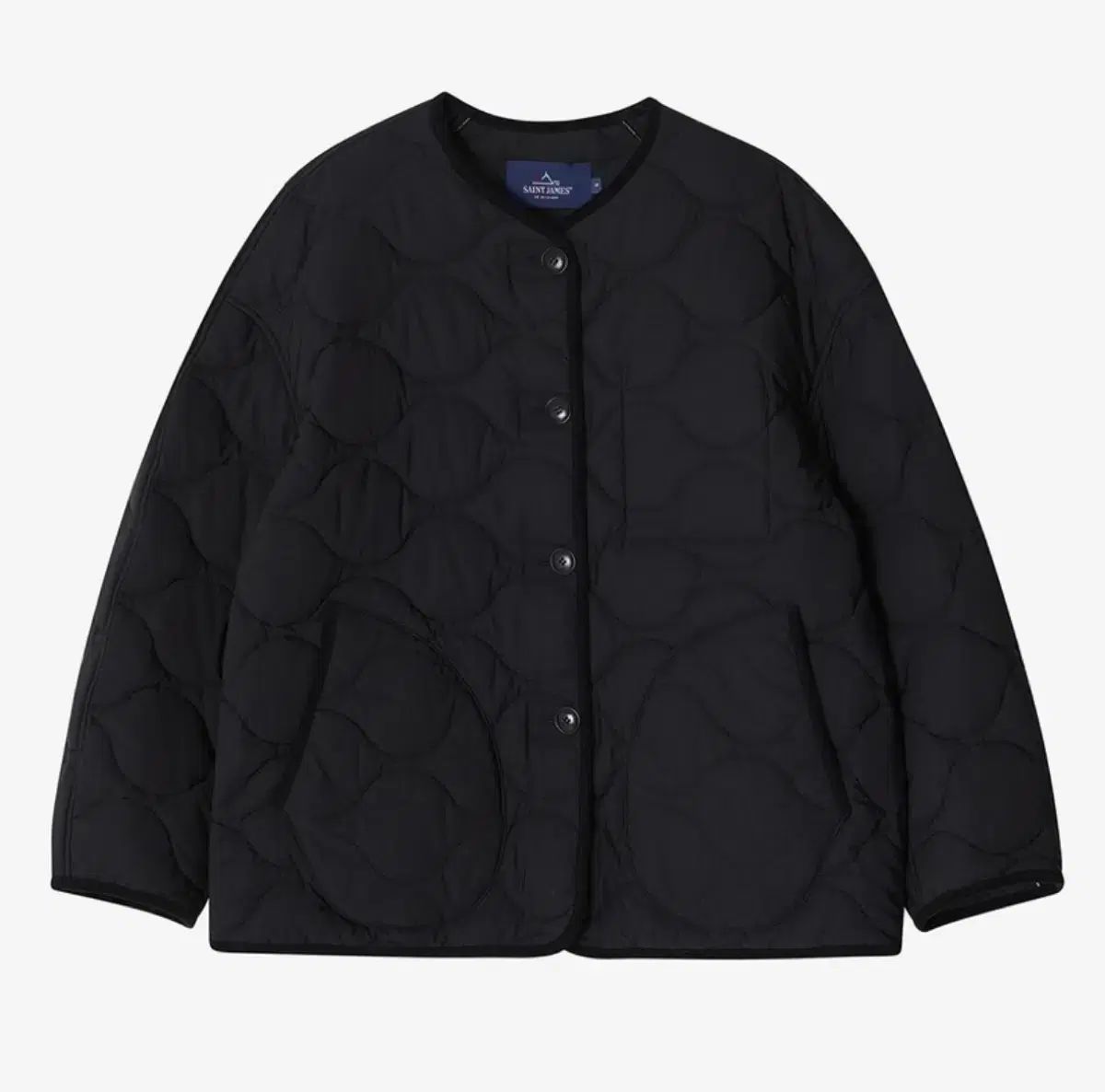 SAINT JAMES セントジェームス ブラック キルティング ジャケット