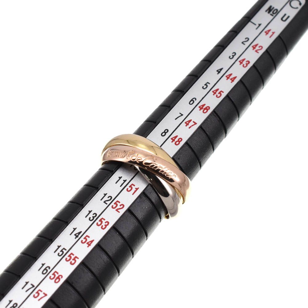 カルティエ CARTIER トリニティ 3連リング サイズ50/JP10 スリーカラ