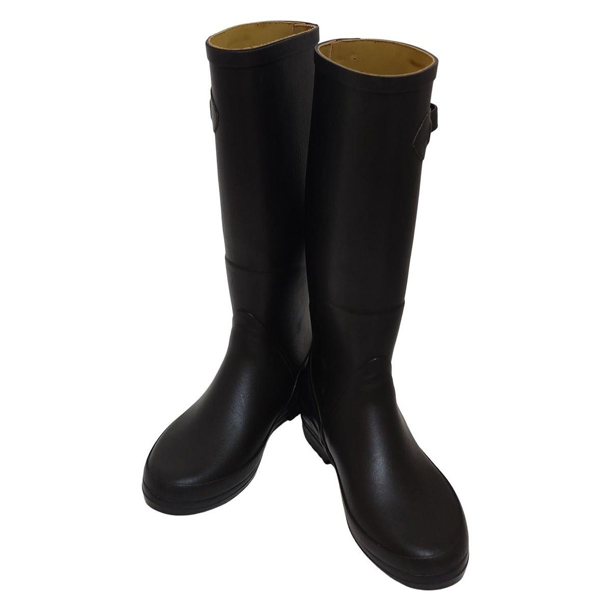 AIGLE エーグル レインブーツ 37 レディース - ダークブラウン