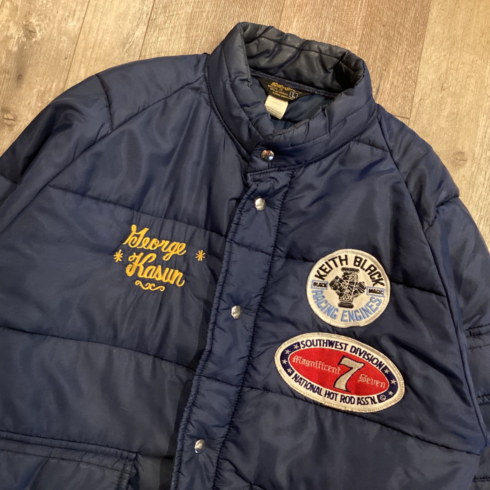 ぷ*る様 70s 80s Swingster シボレー USA製 レーシングジャ 70s 80s Swingster シボレー USA製 レーシングジャケット - メルカリ