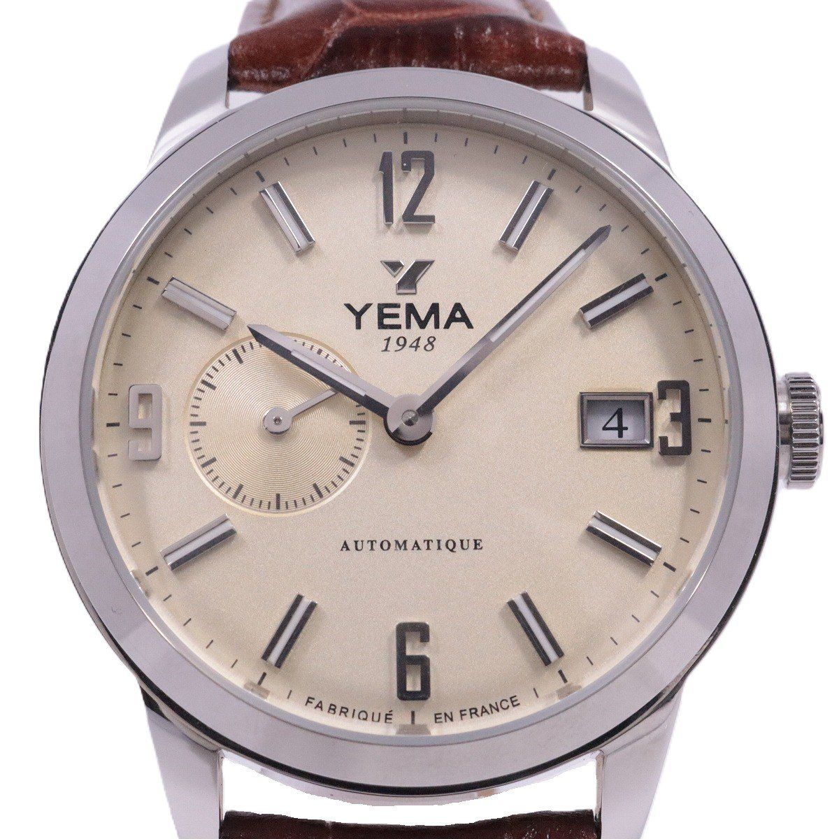 ビンテージ フランスのYEMA 17石 メンズ手巻き腕時計 稼動