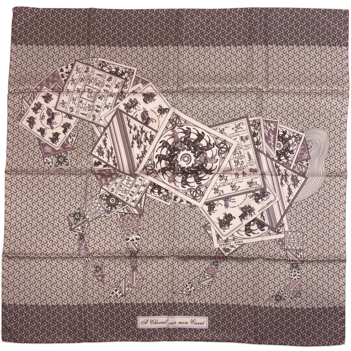 お*が様 HERMES【A Cheval sur mon Carre】カレ90 エルメス カレ90 A