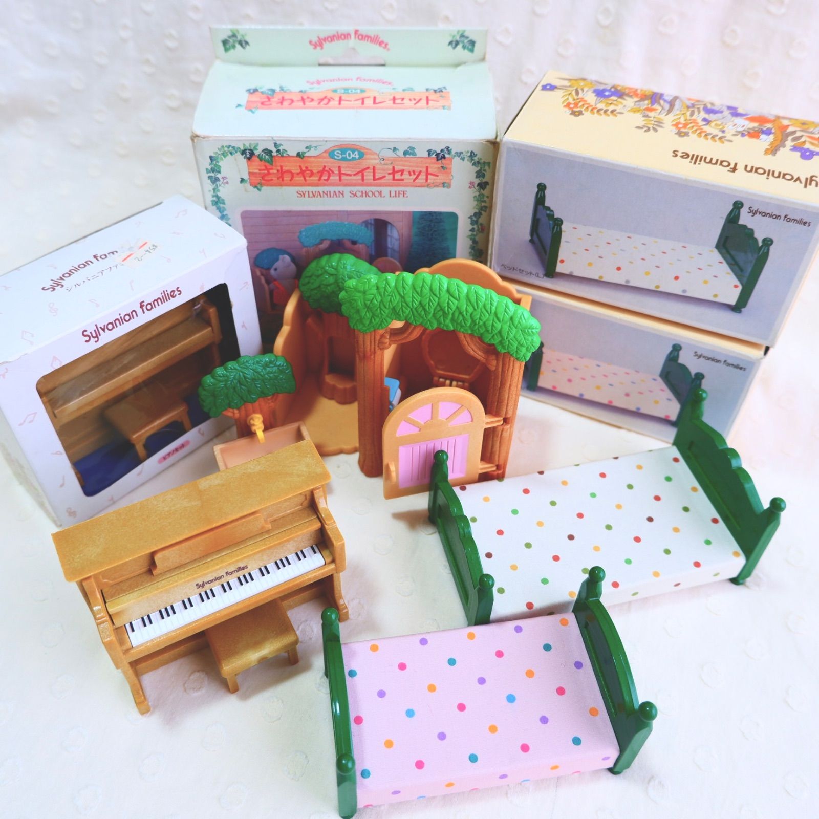 森の家族 ピアノセット シルバニアファミリー（初期） - おもちゃ
