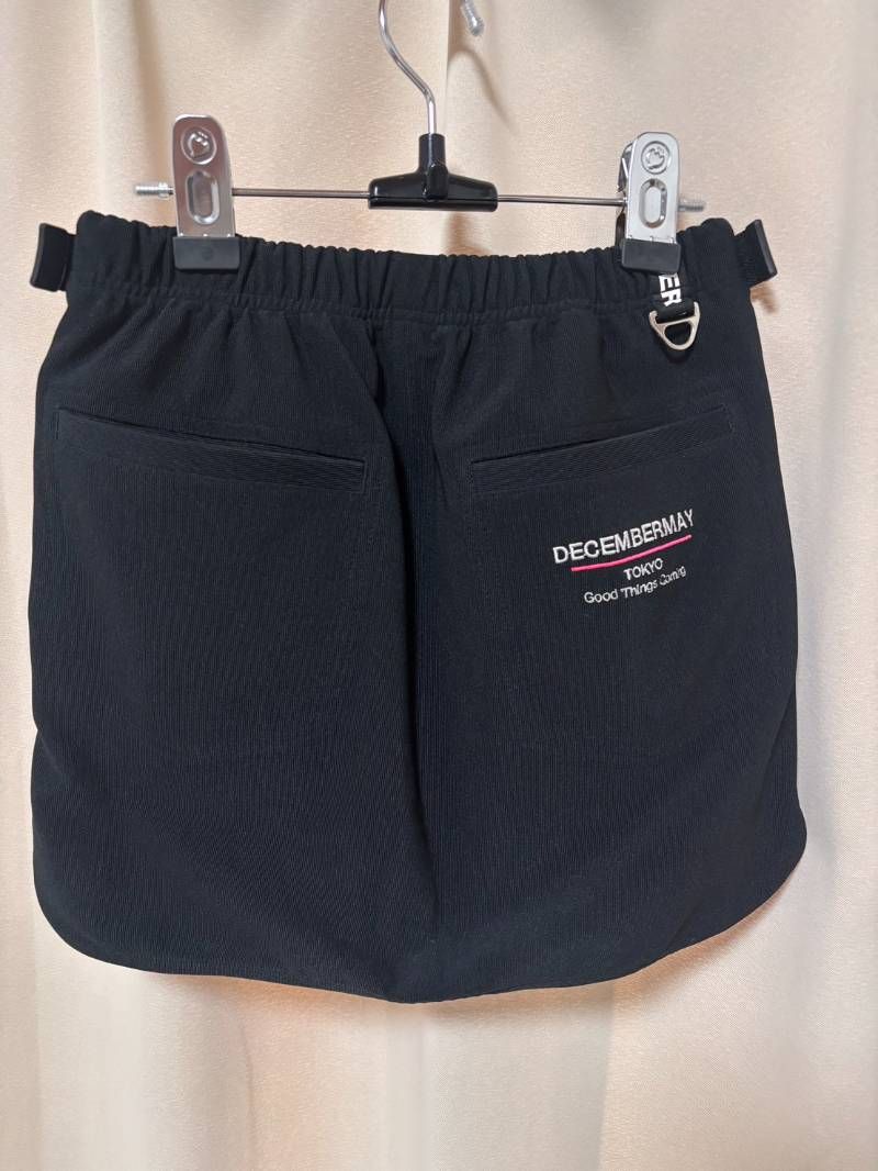 DECEMBERMAY ディセンバーメイ インナー付 一体ベルト スカート目立った傷汚れなし