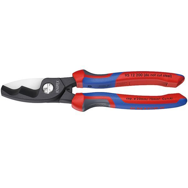 KNIPEX クニペックス ケーブルカッター コンフォート 全長200mm パック入 9512-200SB
