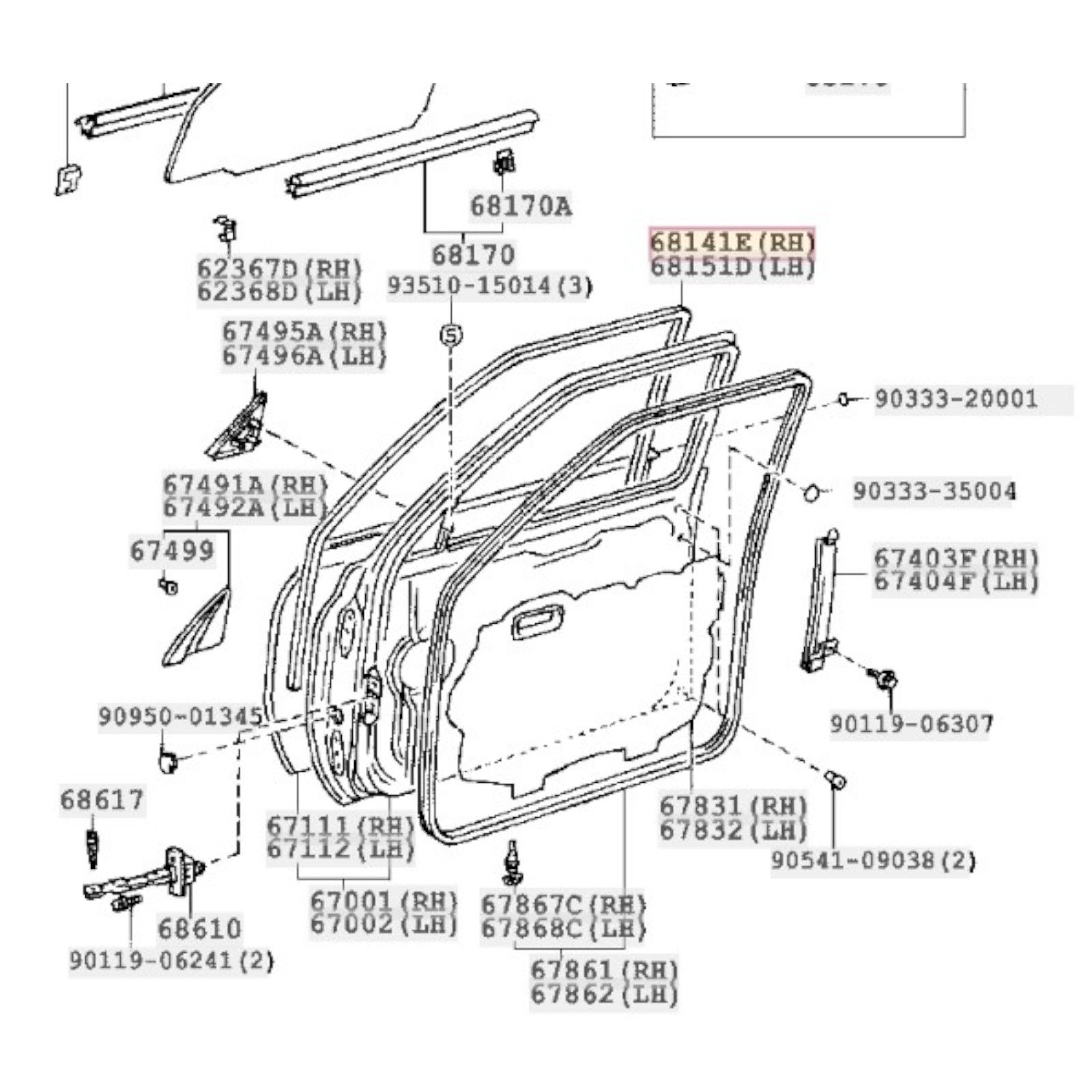 ☆新品未使用品☆ トヨタ 純正 80系 ランドクルーザー フロント