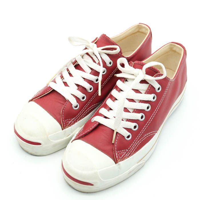 CONVERSE USA製 90s コンバース ジャックパーセル レッド　レザー