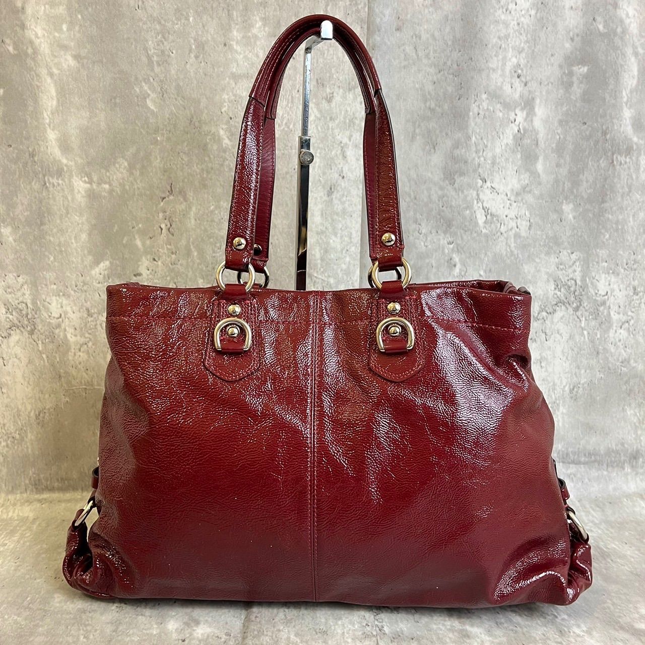 ✨良品✨ COACH コーチ 2way ショルダーバッグ トートバッグ シルバー 