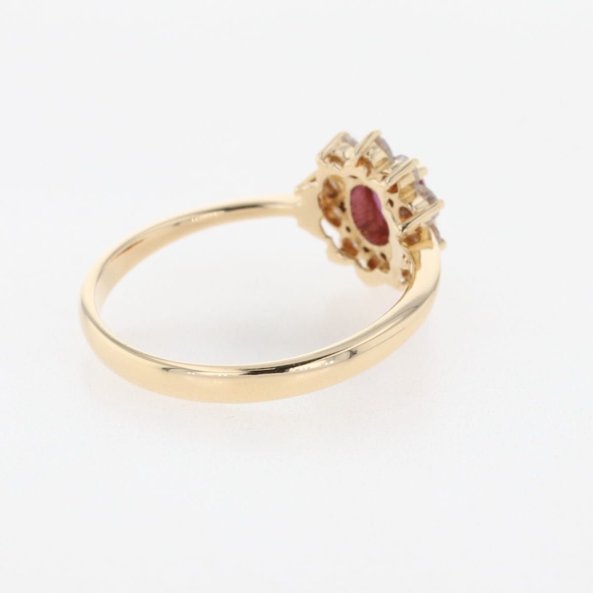 メレダイヤ デザインリング 11.5号 YG メレダイヤ デザインリング 約