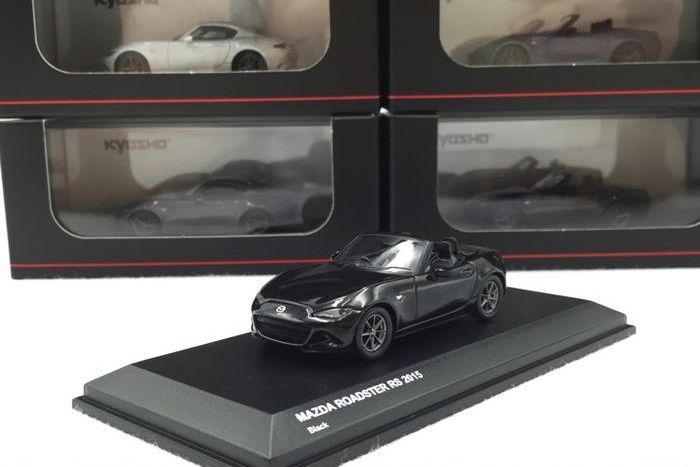 京商 1/64 マツダ ND ロードスター RS 2015 ブラック Mazda Roadster black