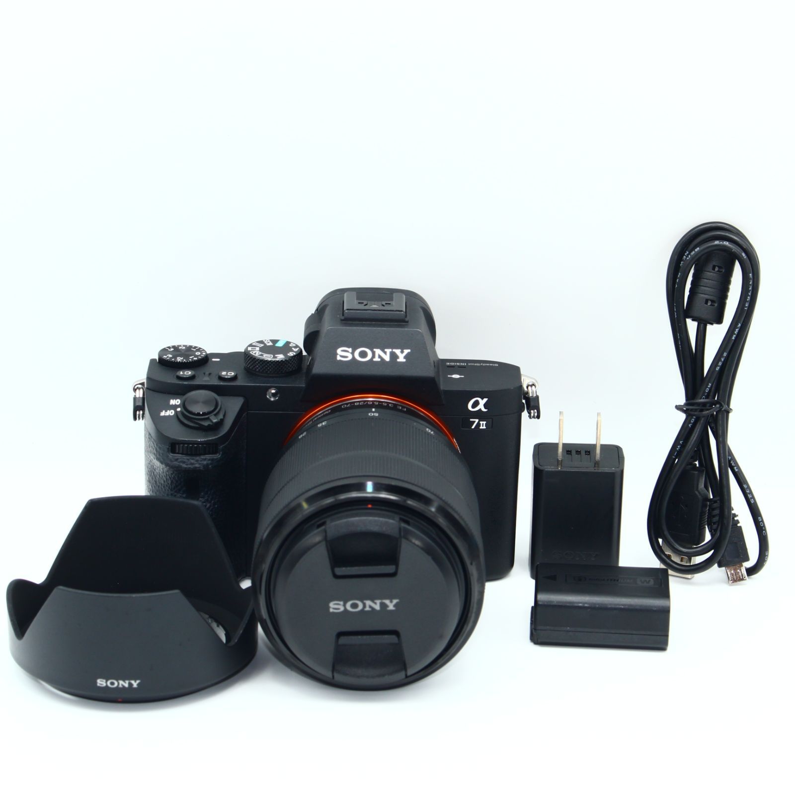 SONY ソニー ルサイズ ミラーレス一眼カメラ α7II ズームレンズ