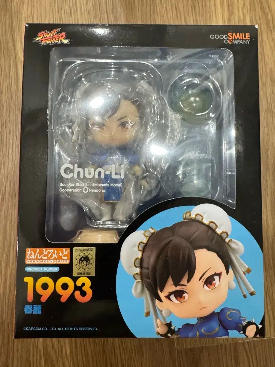 開封のみ ねんどろいど チュンリー ストリートファイター 粘土