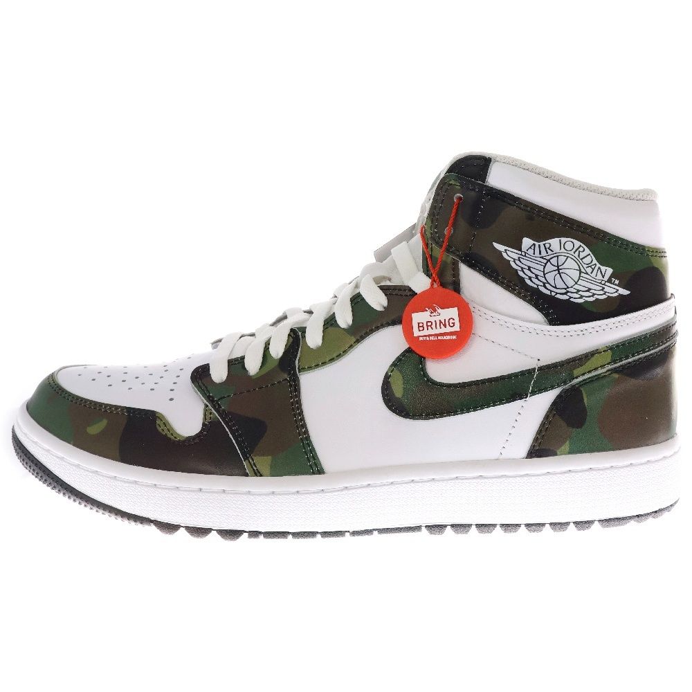 NIKEジョーダン ゴルフ用ハイカットシューズ ホワイト/グリーン NIKE