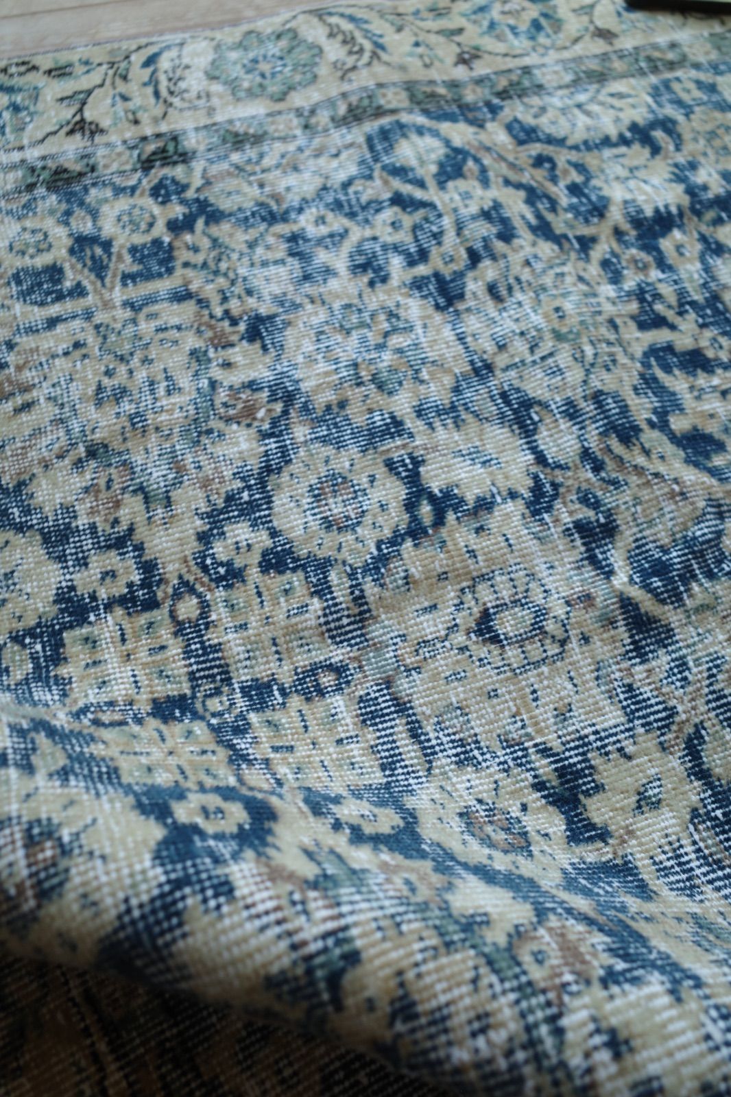 ヴィンテージラグ ブルー