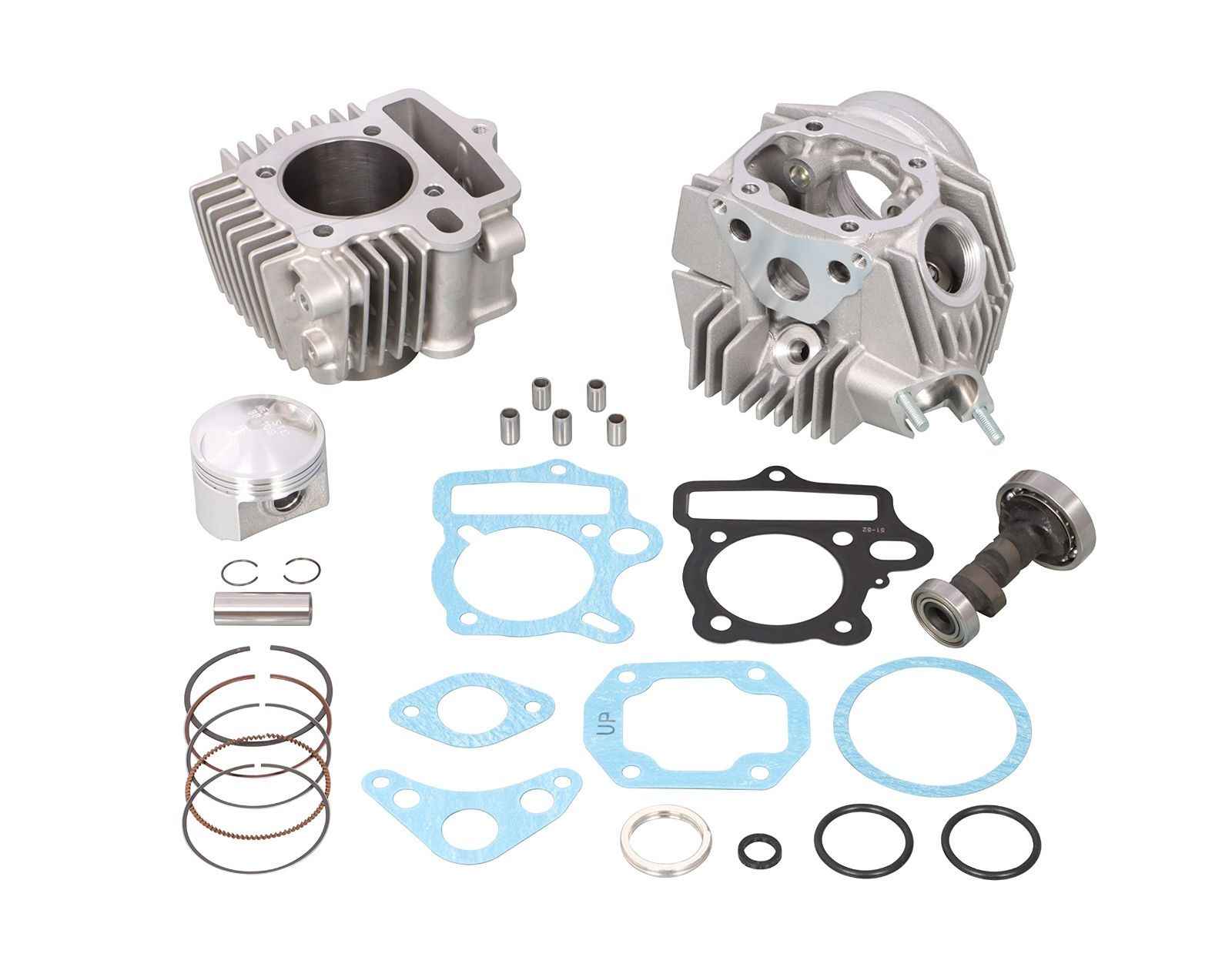 Style:カム付 キタコ(KITACO) NEW STD ボアアップキット 88cc アルミ鋳鉄スリーブシリンダー カム付 モンキー ゴリラ ダックス(12V) ジャズ マグナ50 スーパーカブ50 等 214-1083112
