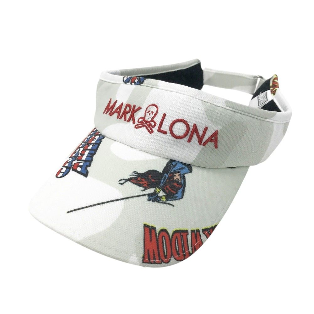 MARKu0026LONA マークアンドロナ  キャップ ハワイアン ブルー ゴルフ M マークアンドロナ ゴルフ￼ ブラック キャップ ユニセックス マーク