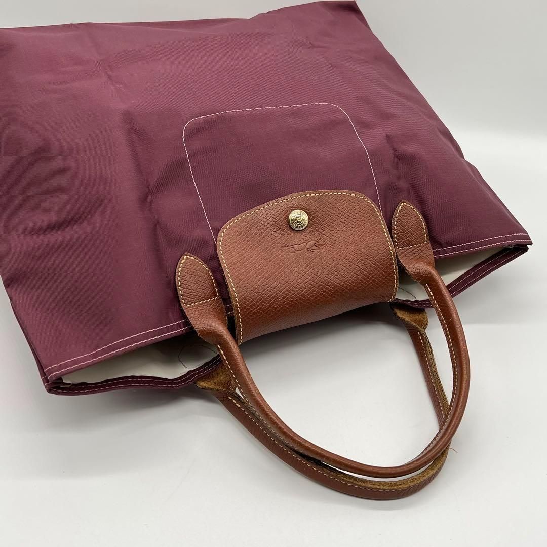 ✨良品✨LONGCHAMP ロンシャン プリアージュ トートバッグ ボルドー