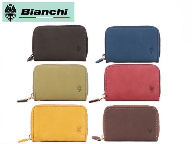 ビアンキ Bianchi BIANCHI ヌバック革 パスケース付小銭入れ BIE1001 rowa12 ビアンキ Bianchi BIANCHI ヌバック革 パスケース付小銭入れ BIE1001