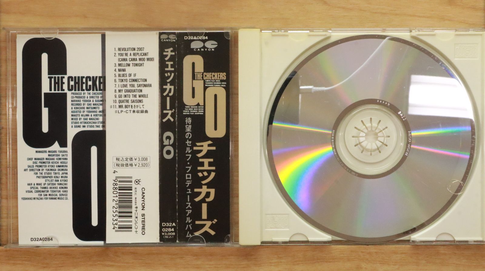 国内盤CD☆ザ・チェッカーズ/The Checkers□ GO 【D32A0284