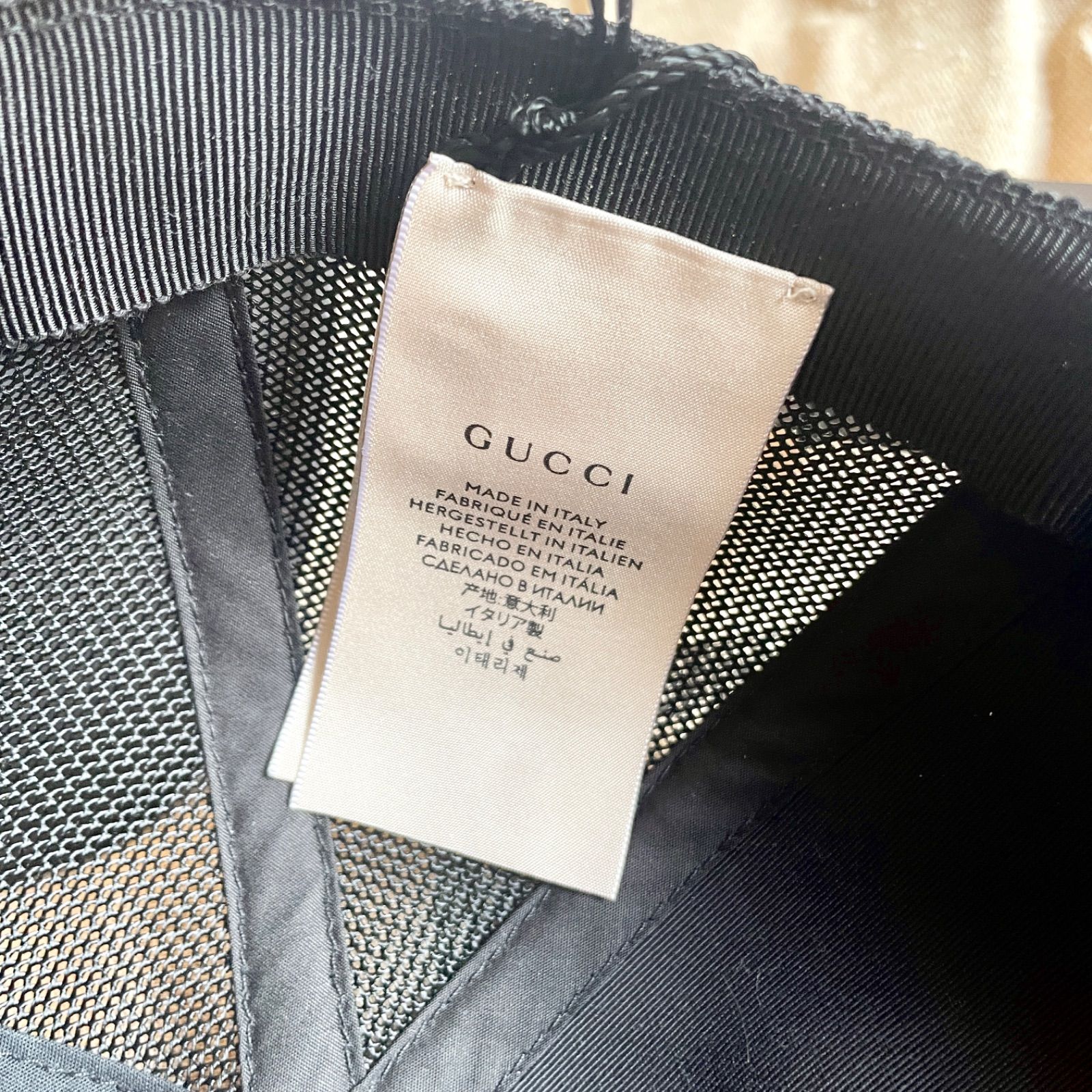 新品】GUCCI グッチ GGシマ メッシュキャップ - メルカリ