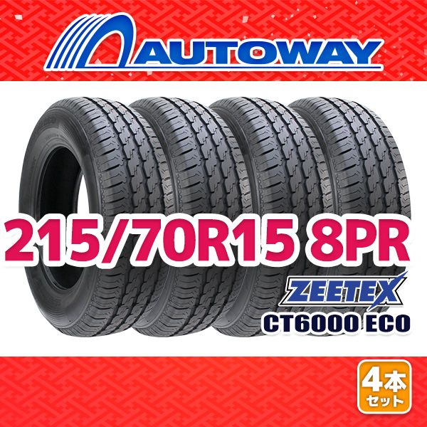 AUTOWAY】 新品 215/70R15 サマータイヤ ZEETEX CT6000 ECO 15インチ 4 