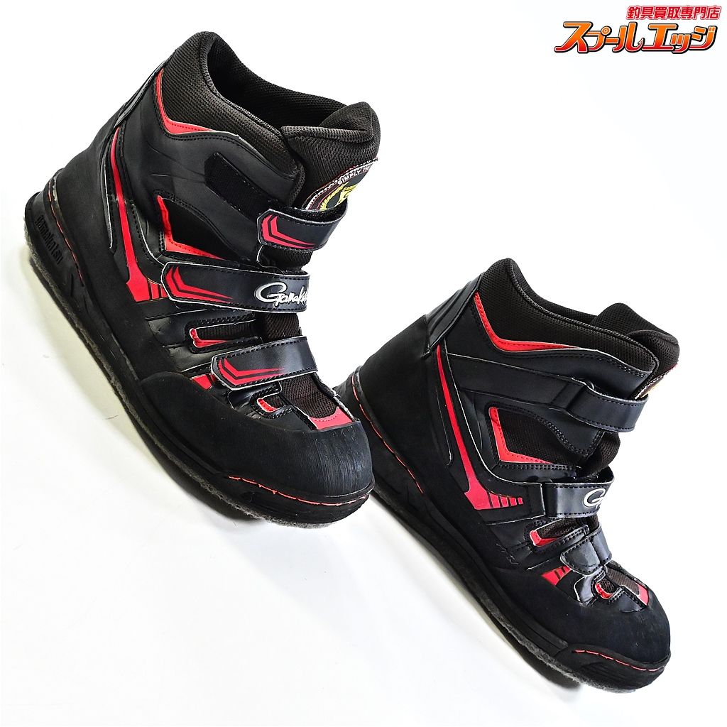  がまかつ フェルトスパイクシューズ パワータイプ GM 4514 サイズLL ブラックxレッド Gamakatsu K_100 e 07960 フライ その他 ウェーダー