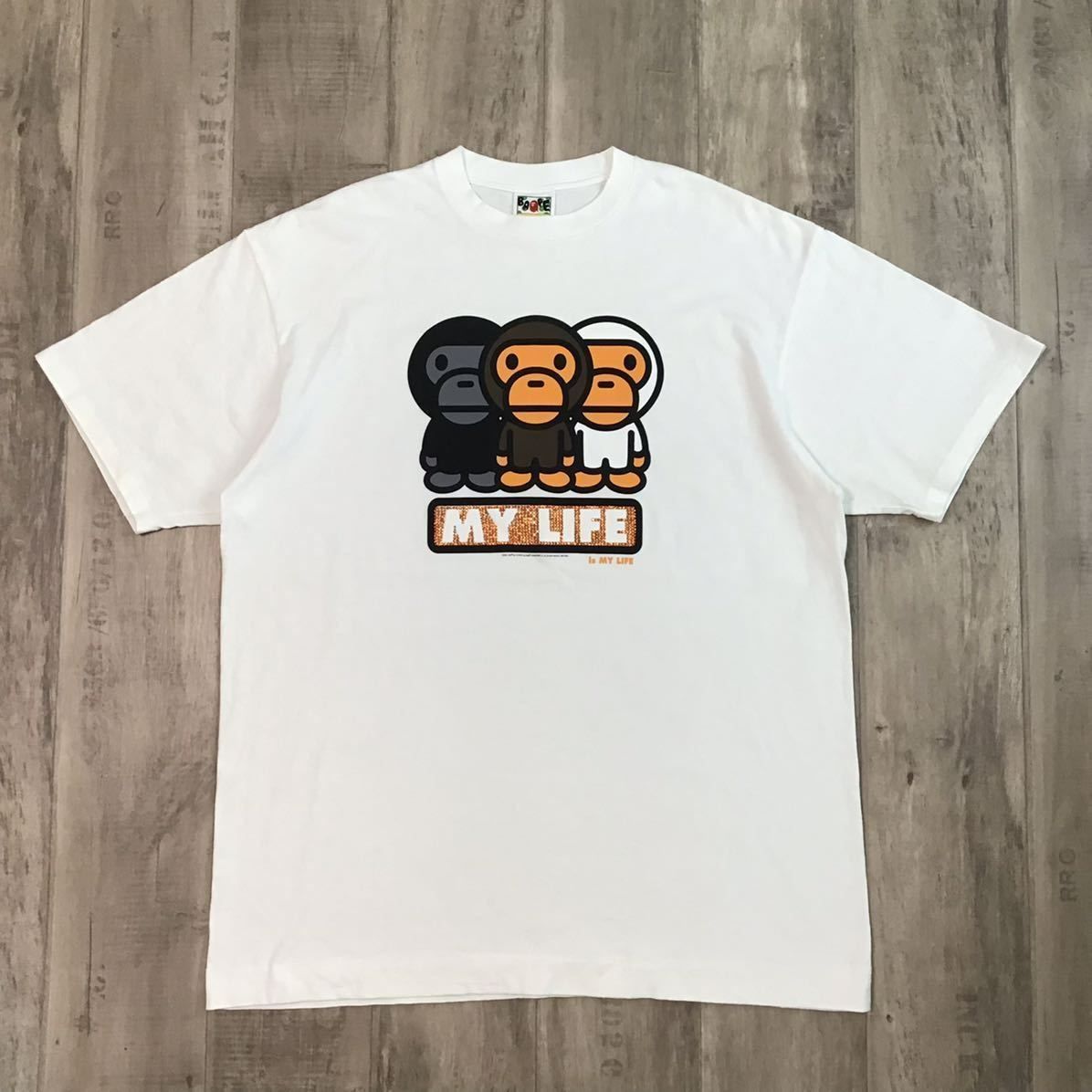 ☆ムック限定☆ XL スワロフスキー マイロ Tシャツ ラインストーン a bathing ape BAPE swarovski MILO エイプ  ベイプ NIGO - メルカリ