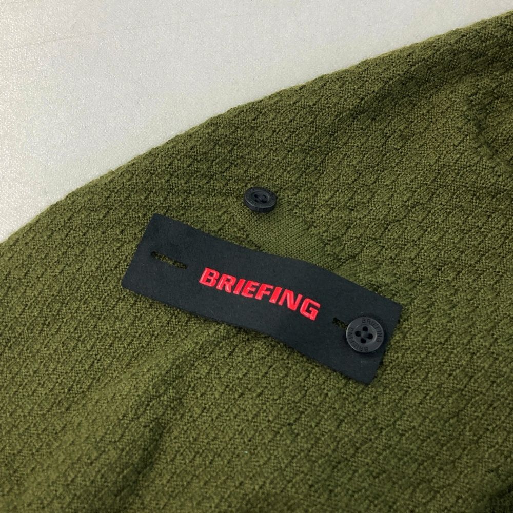 サイズ：L BRIEFING GOLF ブリーフィング  ニットパーカー  グリーン系 [240101479536] ゴルフウェア メンズ ストスト サイズ：L BRIEFING GOLF ブリーフィング ニットパーカー