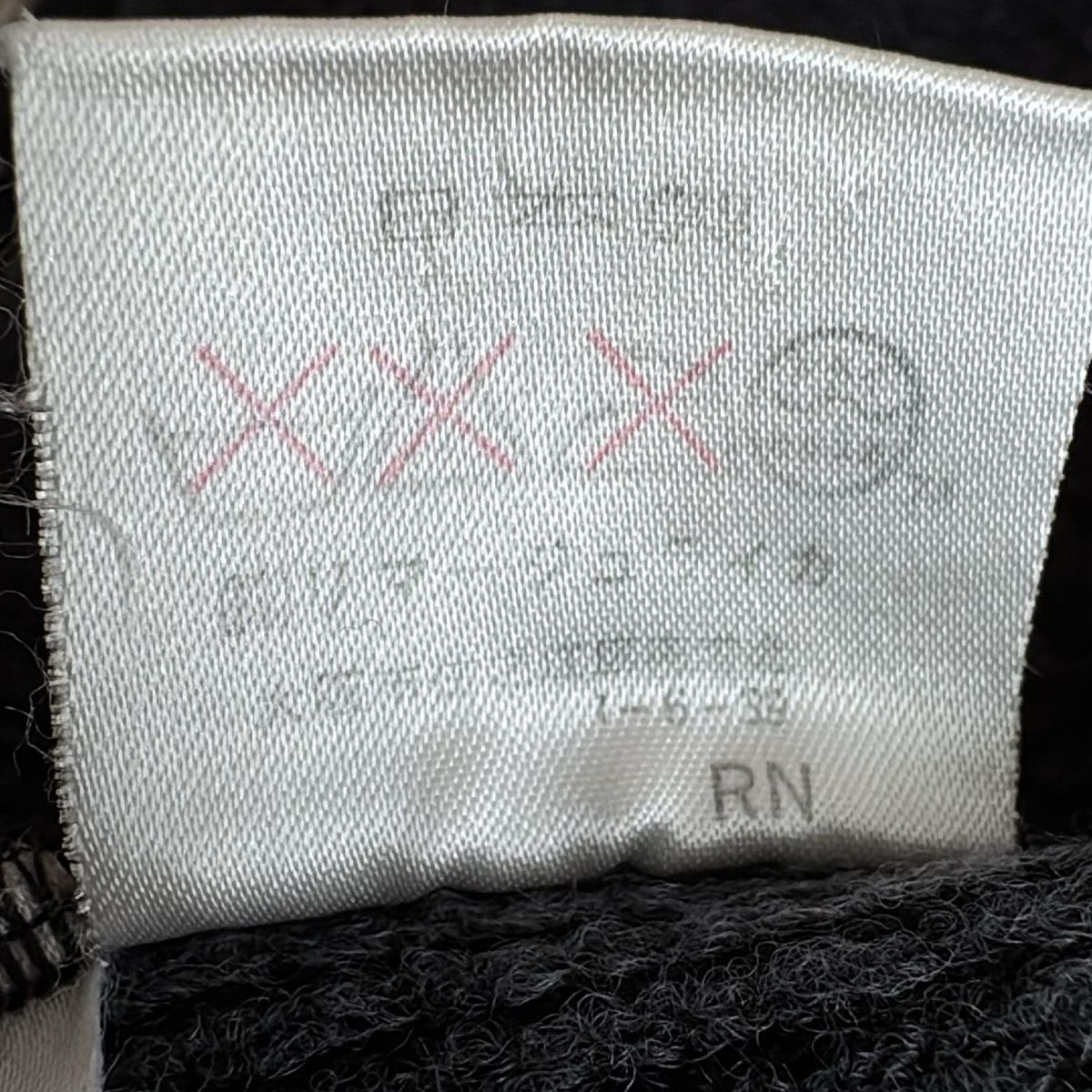  CastelbajacSport カステルバジャックスポーツ 長袖セーター サイズ4 XL レディース - ダークグレー×黒 長袖 ニット セーター